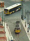 Carris operated tram and bus in Lisbon