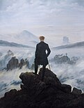 Der Wanderer über dem Nebelmeer, Friedrich