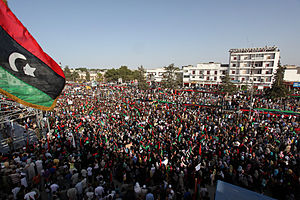 Demonstration in Bayda (Libya, 2011-07-22).jpg