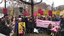 Файл: Не Ирак, Иран! Антивоенный протест в Вашингтоне, округ Колумбия, 4 января 2020 г.webm