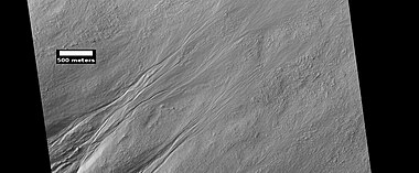 Gullies in Nereidum Montes, as seen by HiRISE under HiWish program