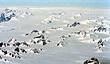 Nunataks en la costa oeste groenlandesa.