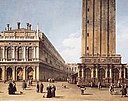 Джованни Антонио Каналетто - Teilansicht der Piazza San Marco in Venedig.jpg