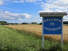 Hodgdon Welcome Sign