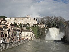 Waterfall in Isola del Liri.