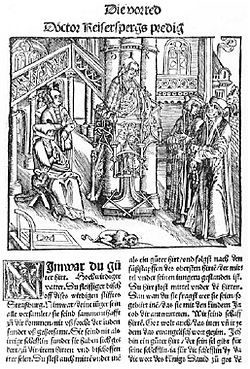 Ein heilsam kostliche Predig Doctor Iohans Geiler von Keisersperg (1513)