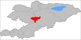 Distretto di Toguz-Toro – Localizzazione