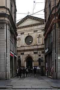 La chiesa di San Satiro a Milano vista dalla Via Torino.jpg