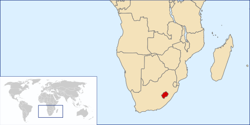 LocationLesotho