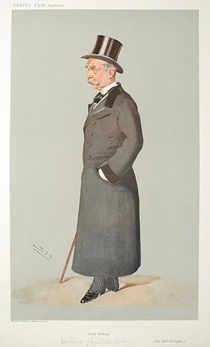 Caricature of Robert Wynn Carrington, Earl Car…