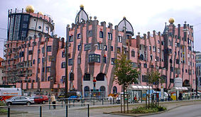 Zielona Cytadela, dzieło Friedensreicha Hundertwassera