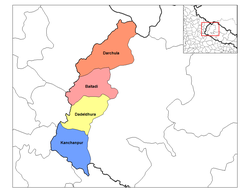 Mahakali distriktene i Nepal