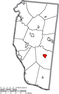 Location of Bethel in Clermont County
