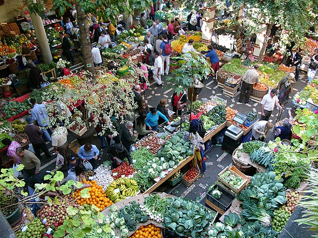 Mercat a Funchal, Madeira, Portugal