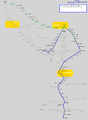 Netz der metronom Eisenbahngesellschaft