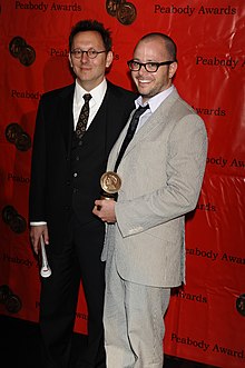 Michael Emerson and Damon Lindelof at the 68th Annual Peabody Awards for Lost Michael Emerson and Damon Lindelof at the 68th Annual Peabody Awards for Lost.jpg