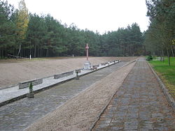 Mass grave and memorial to 10,000 Poles murdered by Nazi Germany during World War II
