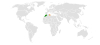 Location map for Morocco and Tunisia.