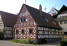 Fachwerk in Upper Franconia often used to be detailed.