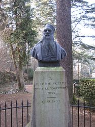 Bust of Rude in Parc Noisot by François Rude