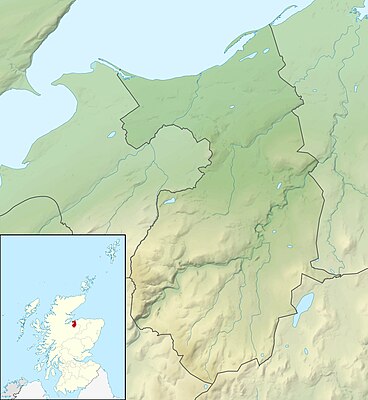 Location map Scotland Nairn