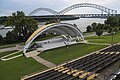 New Albany Riverfront und Sherman Minton Bridge