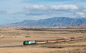 An ONCF passenger train in 2010