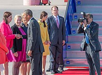 Pete Souza i samband med Barack Obamas avresa från Sverige den 5 september 2013 på väg till G20-mötet i Sankt Petersburg.