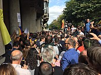 "Operation Anubis", en samlad polisaktion mot arrangörerna av den ensidigt utlysta folkomröstningen 2017, ledde till stora demonstrationer i Barcelona.