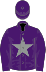 Purple, grey star, purple sleeves, purple cap