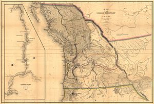 Pacific Northwest: 1841 Map of the Oregon Terr...