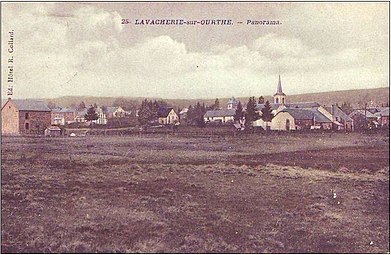 Panorama du village vers 1911.