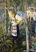 Maidens at the Headlands, 1895, from the 40th poem of Kalevala (fi)
