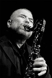 Peter Brotzmann is a key figure in European free jazz. Peter-broetzmann.jpg
