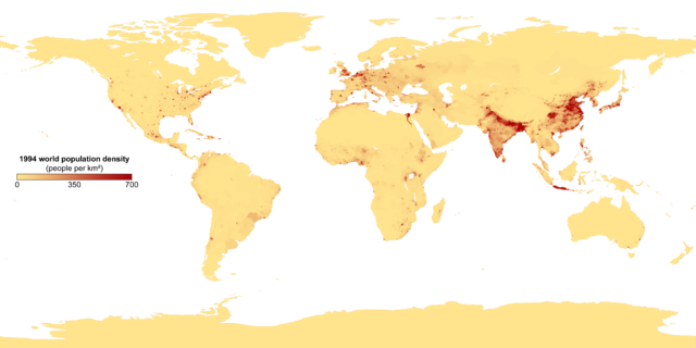 Zombie Apocalypse vs Population Density