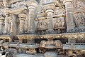 Pot shaped ballasts in temple architecture, characteristic of Cholas, Chennakesava Swamy temple, Pushpagiri