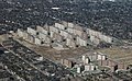 Sídliště Pruitt-Igoe v St. Louis v americkém Missouri, postavené na konci 50. let.