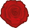 Червена роза 02.svg