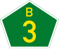 B3 road shield}}