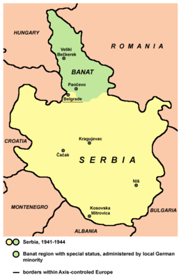 Location of Srbija
