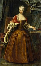 Sophia av Sachsen-Weissenfels (1684-1752) (1720), olja på duk, Gemäldegalerie Alte Meister, Dresden.
