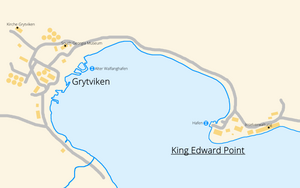 Karte der King Edward Cove