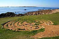 Rasenlabyrinth Troy Town Maze