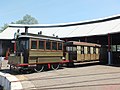 NSWGR Steam Tram and Trailer at Valley Heights 2015-12-06