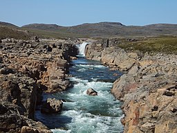 Vandfald i Sila River