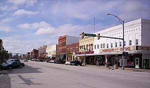 Downtown Upper Sandusky on North Sandusky Avenue