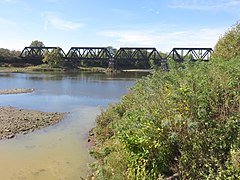 Uppermost Scioto Rail Bridge in 2018