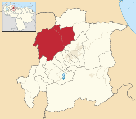 Locatie van de gemeente in Yaracuy