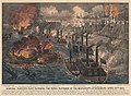 Gennembrud af Unionens blokade via Mississippi, 16. april 1863, et moment i Vicksburg-kampagnen