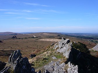Les monts d'Arrée à proximité du Roc'h Trevezel (Bretagne). (définition réelle 2 048 × 1 536)